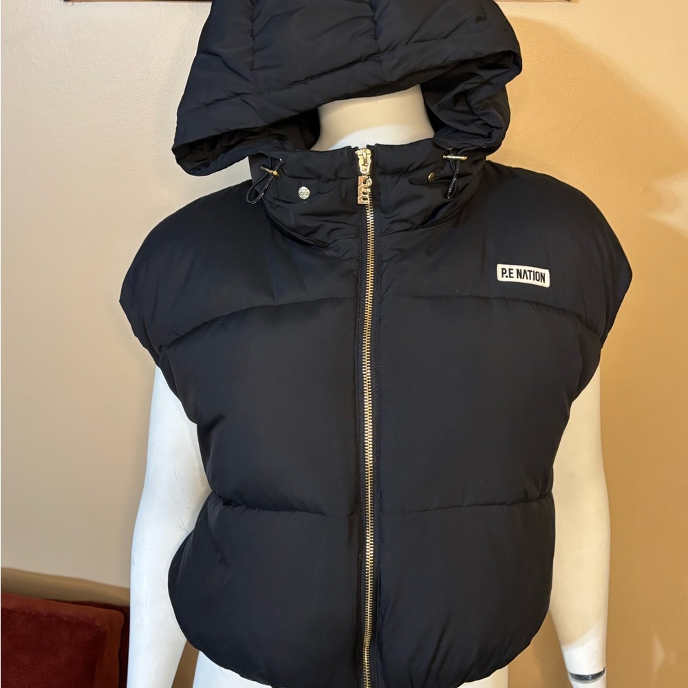 P.E Nation Black Puffer Jacket